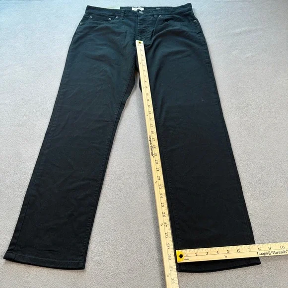 Goodfellow & Co Mens Jeans 36x30 Black Slim Straight Mid Rise Stretch Denim NWT - Picture 3 of 10